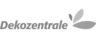 “Dekozentrale” logo with leaf symbol