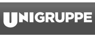 Graues Banner mit dem Text „UNIGRUPPE“.